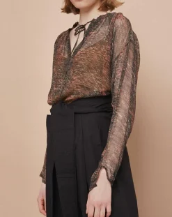 Clearance Mare di Latte Blouse Elene granit cumin