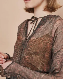 Clearance Mare di Latte Blouse Elene granit cumin