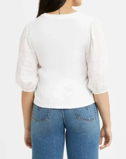 Femme Levi's® Blouse en Coton Poet blanche
