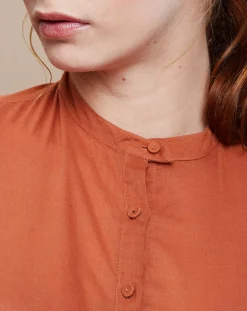 Femme Mare di Latte Blouse Fedora canyon