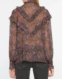Hot Pepe Jeans Blouse imprimée Cachemire multicolore