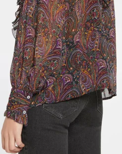 Hot Pepe Jeans Blouse imprimée Cachemire multicolore