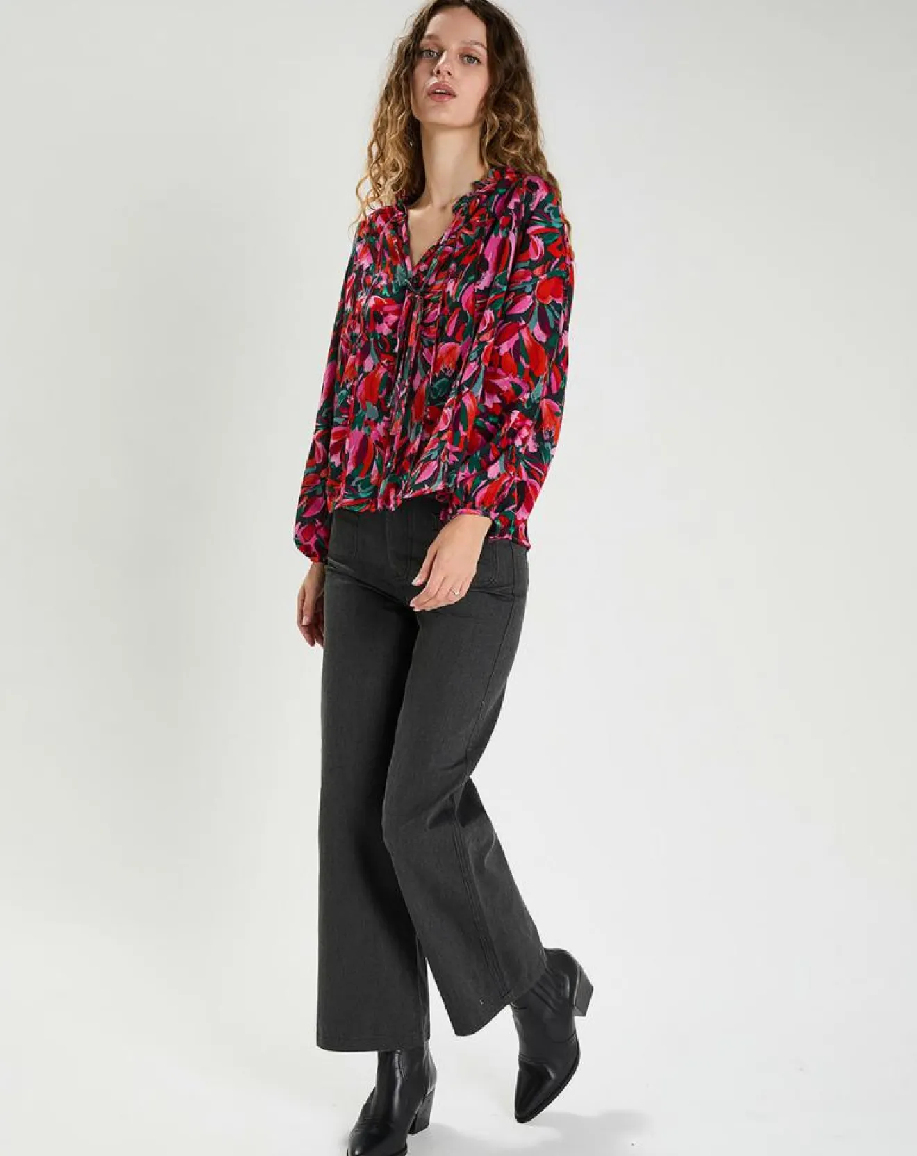 Clearance The Korner Blouse Jeanne multicolore