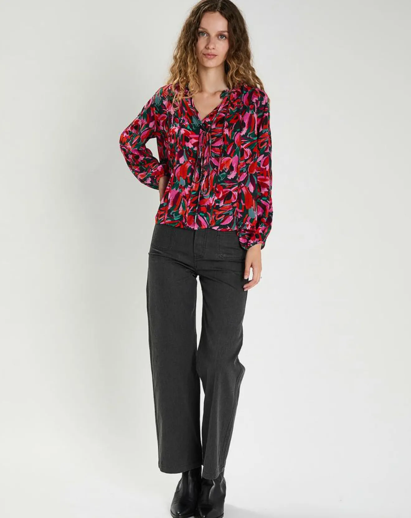 Clearance The Korner Blouse Jeanne multicolore