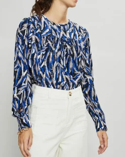 Femme Suncoo Blouse Loika bleu roi