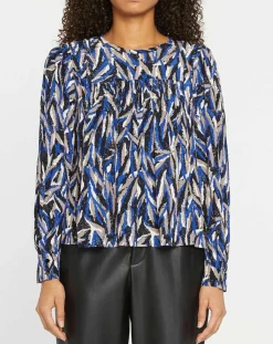 Femme Suncoo Blouse Loika bleu roi