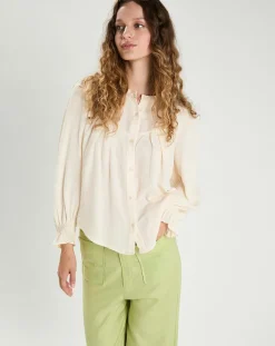 Hot The Korner Blouse Léonie crème