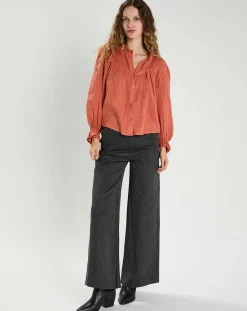 Femme The Korner Blouse Léonie rouge