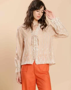 Discount The Korner Blouse Marion camel