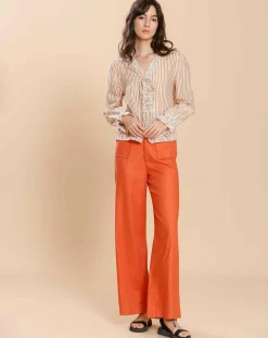 Discount The Korner Blouse Marion camel