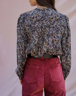 Femme Garance Paris Blouse Meko marine