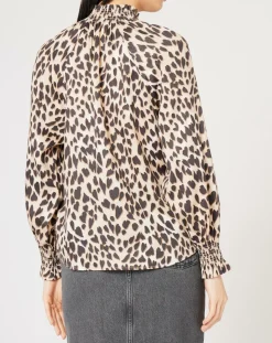 Femme Manoush Blouse Panthère Coeur léopard