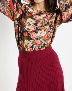 Femme Manoush Blouse Patchwork encre