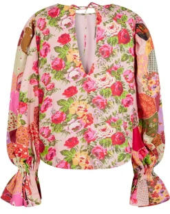 Femme Manoush Blouse Patchwork rose