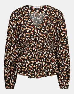 Femme Galeries Lafayette Blouse Print Traviata 2 noir/rouge
