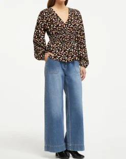 Femme Galeries Lafayette Blouse Print Traviata 2 noir/rouge