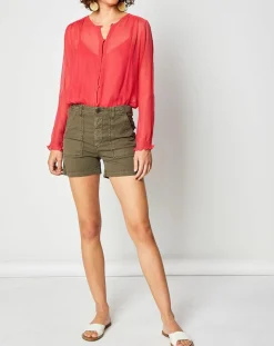 Sale Swildens Blouse Qartil rouge
