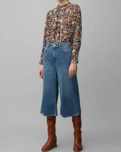 Online Marc O'Polo Blouse Romantique Fleur marron/multicolore