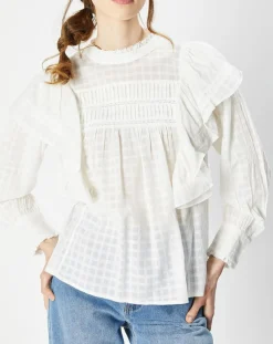 Femme La Petite Etoile Blouse Somua écrue