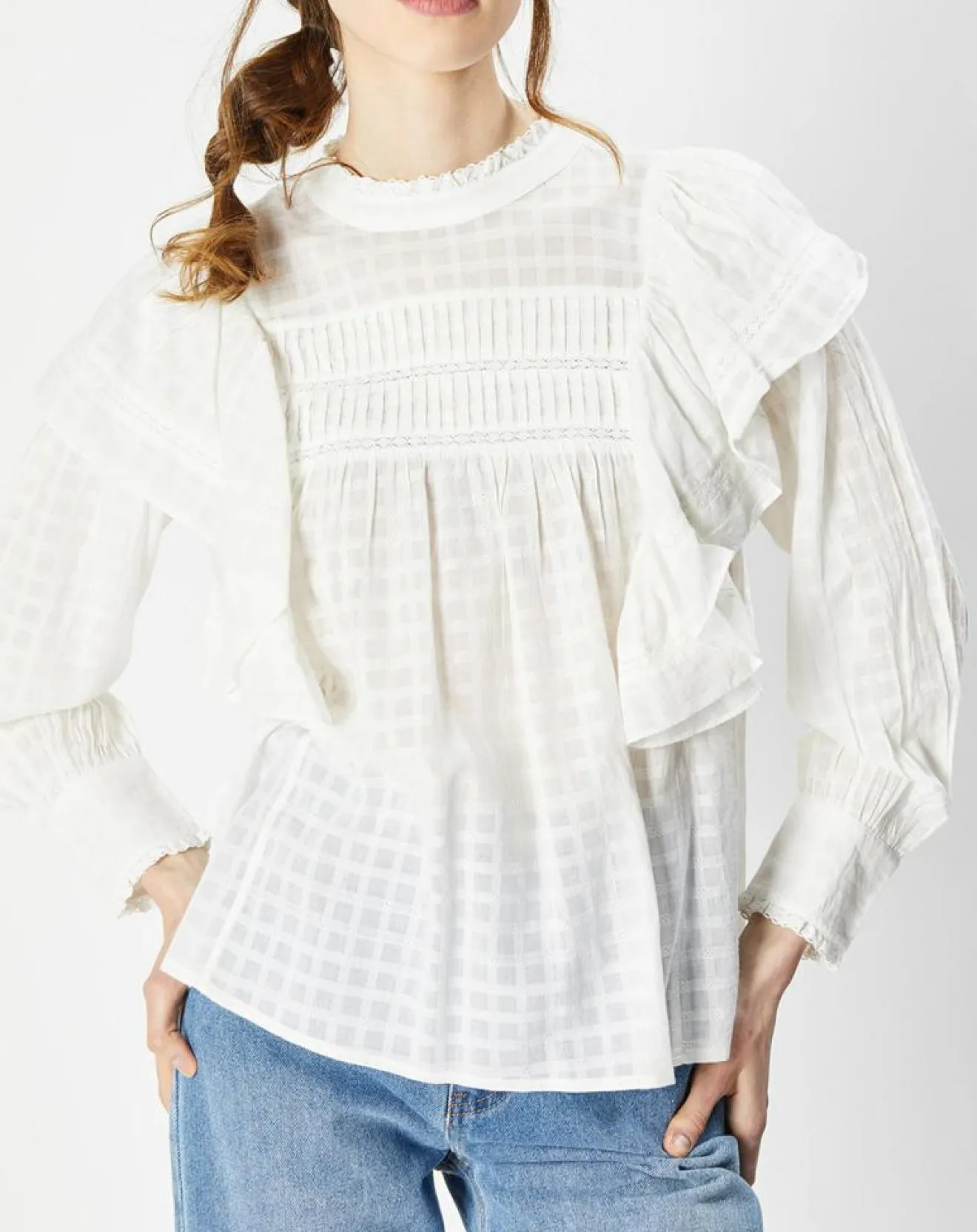 Femme La Petite Etoile Blouse Somua écrue