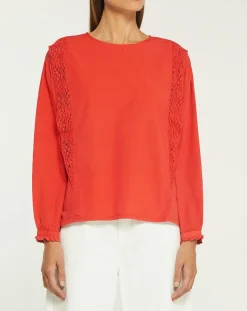 Femme Yerse Blouse Stella rouge
