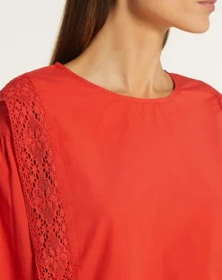 Femme Yerse Blouse Stella rouge