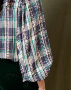 Femme Garance Paris Blouse Teresa bleue