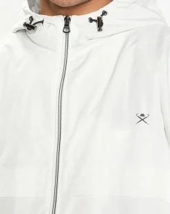 Homme Hackett London Blouson à capuche Sport écru
