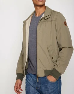 Homme Napapijri Blouson Acaster kaki