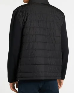 Homme Hackett London Blouson Aston Martin Racing Jersey bimatière noir