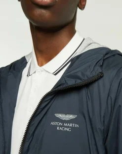 New Hackett London Blouson Aston Martin Racing bleu marine