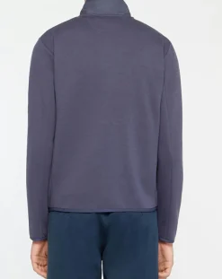 Homme Hackett London Blouson bi-matière bleu marine