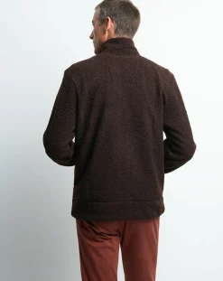 Homme Devred Blouson bouclette polaire Tharry chocolat