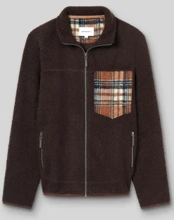 Homme Devred Blouson bouclette polaire Tharry chocolat