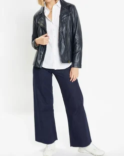 Outlet Galeries Lafayette Blouson Calpaga bleu marine