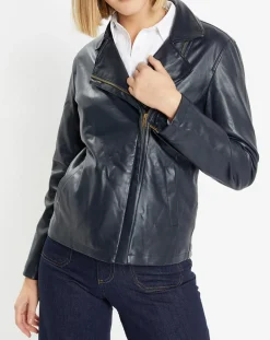 Outlet Galeries Lafayette Blouson Calpaga bleu marine