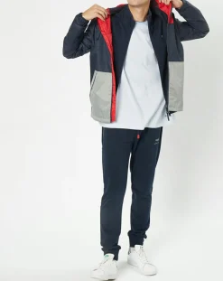 Homme Hackett London Blouson Coupe-vent à capuche Aston Marting Racing multicolore