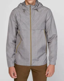 Homme Galeries Lafayette Blouson coupe-vent Decks à carreaux blanc/noir