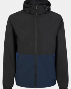 Best Galeries Lafayette Blouson coupe-vent Kanylon noir/bleu