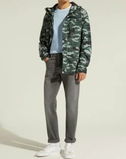 Homme Galeries Lafayette Blouson Déperlant Lawaypr vert/gris