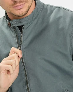 Discount Marc O'Polo Blouson en coton & lin kaki