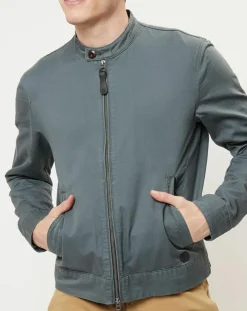 Discount Marc O'Polo Blouson en coton & lin kaki