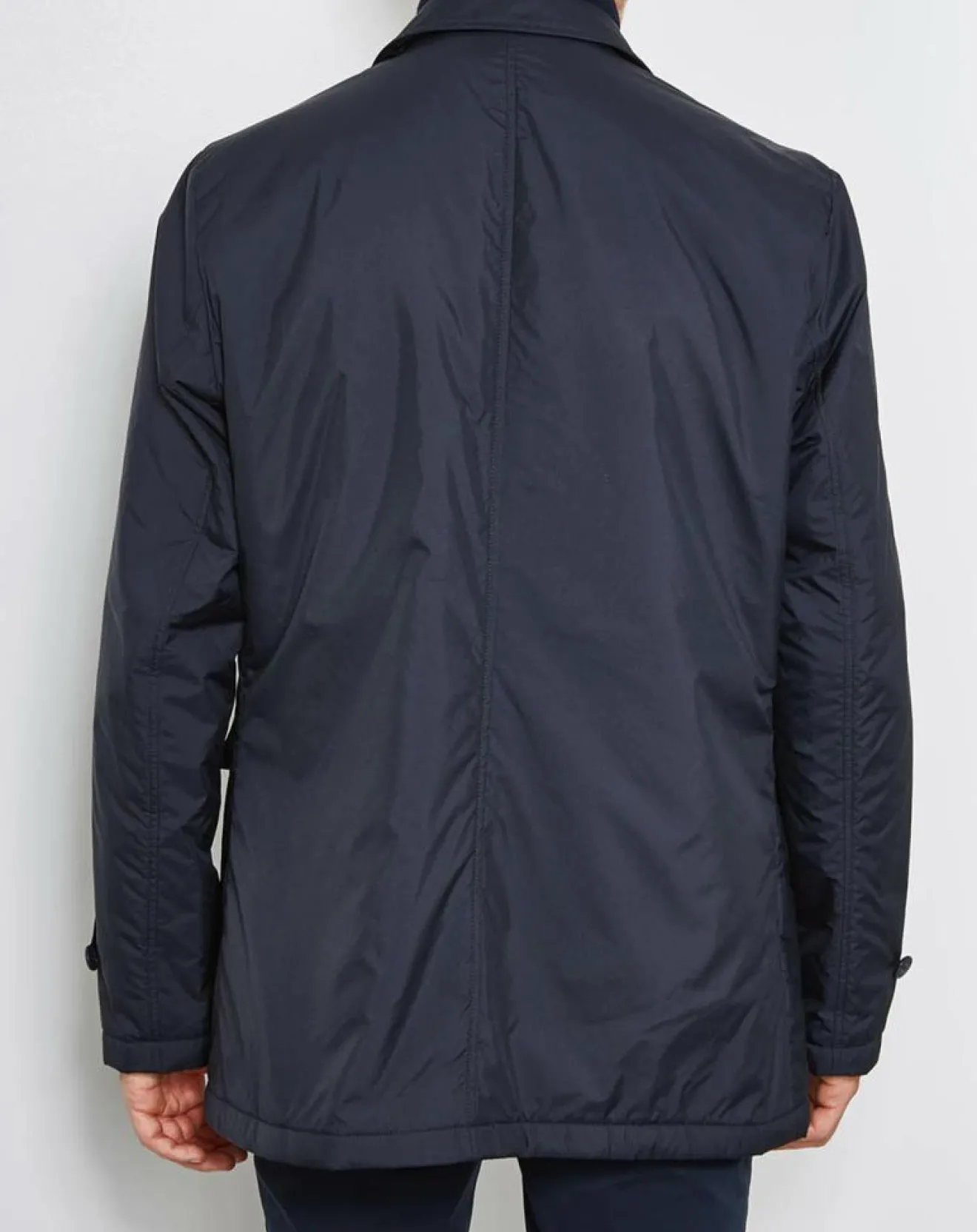 Hot Hackett London Blouson en flanelle Mayfair bleu marine