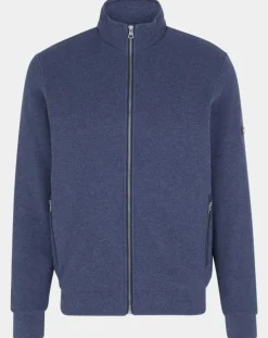 Sale Hackett London Blouson en jersey bleu moyen