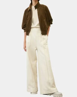 Femme Marc O'Polo Blouson en Velours côtelé marron