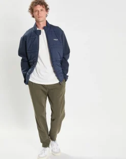 Homme Hackett London Blouson Hybrid Aston Martin Racing bleu marine