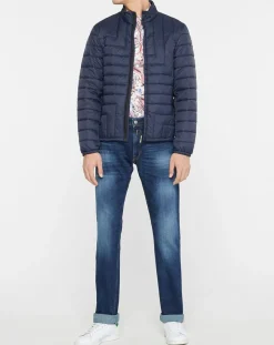 Outlet Replay Blouson matelassé bleu marine