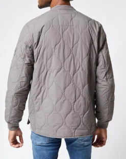 Homme Pepe Jeans Blouson Matelassé Drayton taupe