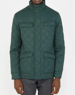 New Galeries Lafayette Blouson matelassée Rechas vert foncé