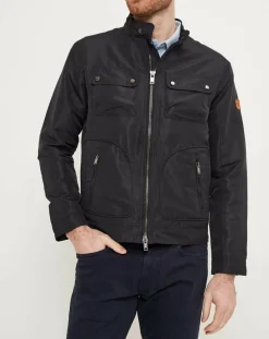 Homme MCS Blouson motard marine